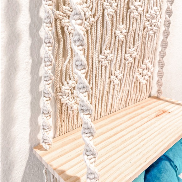 NEW Macrame Plant Shelf - Picture 3 of 12